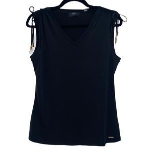 NWT Tahari Tie Shoulder Top